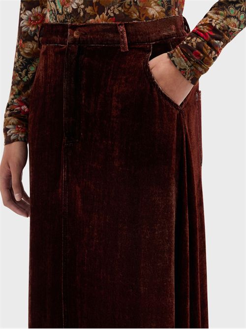 Long viscose and silk skirt PIERRE-LOUIS MASCIA | GO12966519654/102